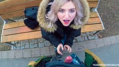 Русское, Минет, Молоденькие, Блондинки, На публике, Eva Elfie, Eva Elfie,
