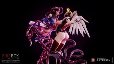 Игры, Мультики 3д, Мультики, D.va, Ангел,